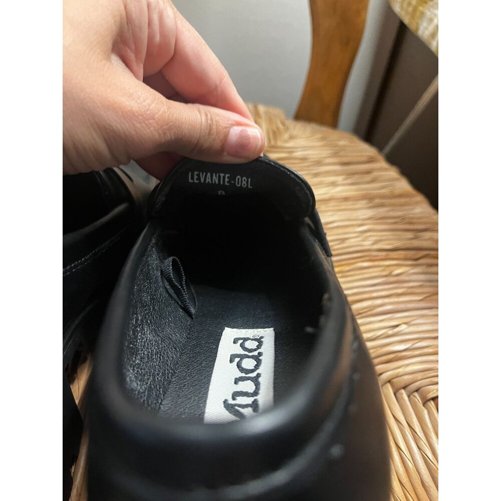 Mudd Mary Jane Platform Penny Loafer Black Block Heel Y2k Size 8 - Picture 6 of 12